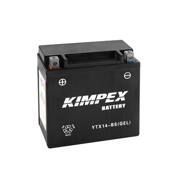 Kimpex Battery Maintenance Free AGM YTX14-BS GEL