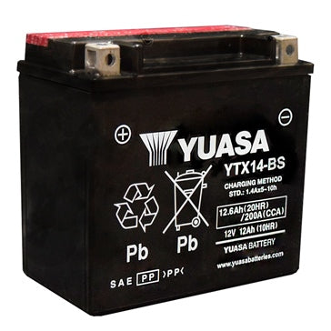 Yuasa Battery Maintenance Free AGM YTX14-BS