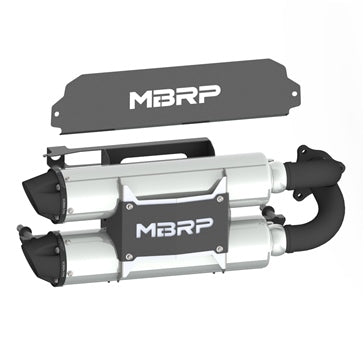 EXHAUST STACKED DUAL S/O PERF POL