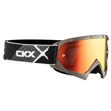 GOGGLE SUM JR ASSAULT GY SL/MIR RD