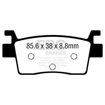 FA739R EBC BRAKE SHOES LF/RG