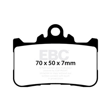 Fa759hh Ebc Brake Pad Ft/Lf Husqv