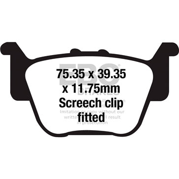 Fa714r Ebc Brake Pad Rr/Lf Kawa