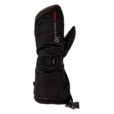Green Trail Deer Leather Mittens Unisex