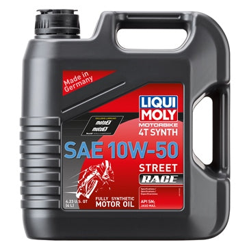 OIL 4T SAE 10W50 STR RACE 4L LIQUIMOLY