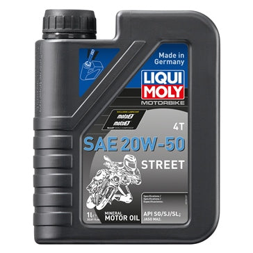 OIL 4T SAE 20W50 STR MRAL 1L LIQUIMOLY