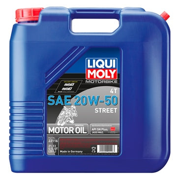 OIL 4T 20W-50 MOTO STR 20L LIQUIMOLY