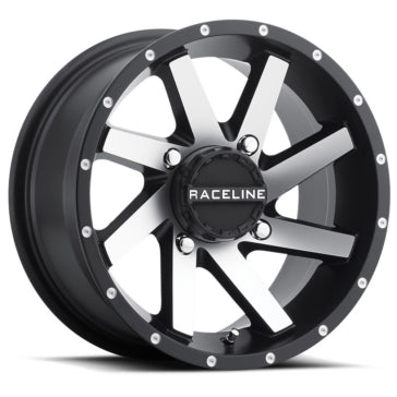 14X7 4X110 A82TWIST MACH BK WHEEL