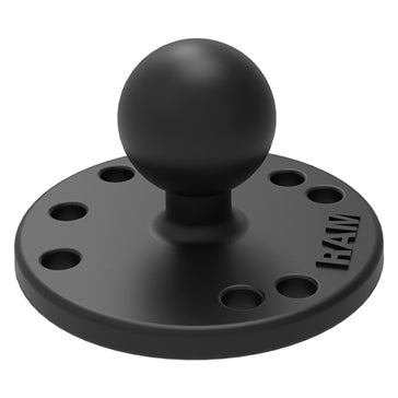 ROUND PLATE 2-7/16 inch W/BALL RAMMOUNT