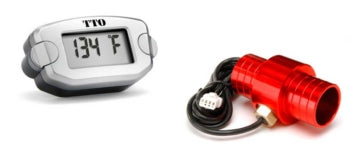 RADIATOR OIL HOSE TEMPERATURE METER 25MM