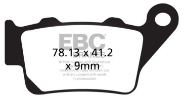 FA213V EBC BRAKE PAD RR