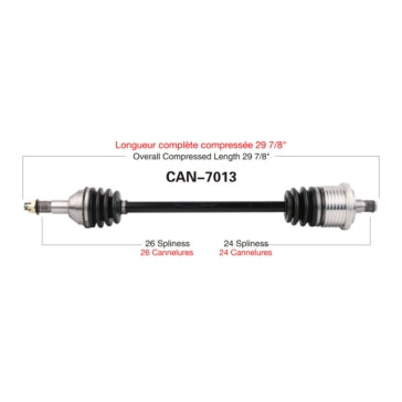 AXLE COMPL C-AM TRAKMOTIVE