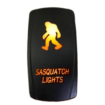 SWITCH ROCKER 5 PINS LED SASQUATCH AMB