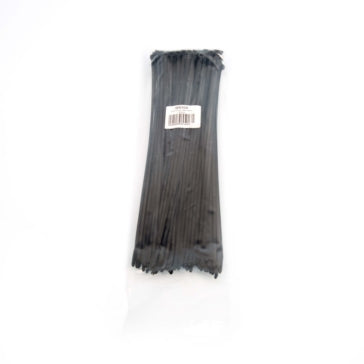 CABLE TIES 3.6X300MM BK QTY100 OXFORD
