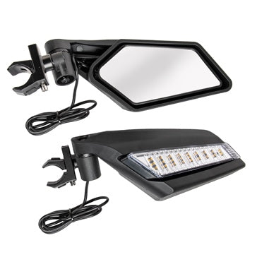 SIDE VIEW MIRROR UTV 1.5-2  W/LIGHT