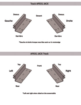TRACKS APEX 2011 YAM QTY2 SEAT JACK