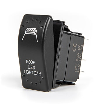 SWITCH ROCKER ROOF LED ON/OFF BL KIMPEX