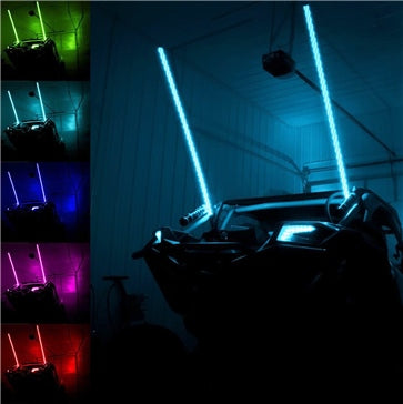 WHIP LIGHTS 5 RGB LED NO BRACKET