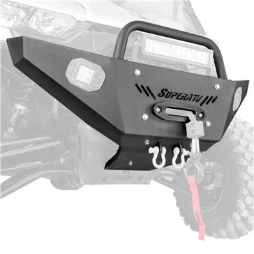 BUMPER FT WINCH READY W/LIGHT C-AM