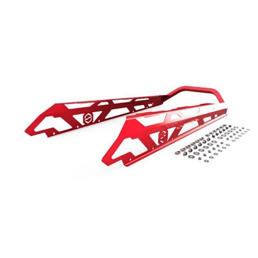 ITEK Bumper Powdercoat Series Rear - Aluminum - Fits Ski-doo