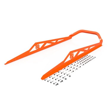ITEK Bumper Powdercoat Series Rear - Aluminum - Fits Arctic cat