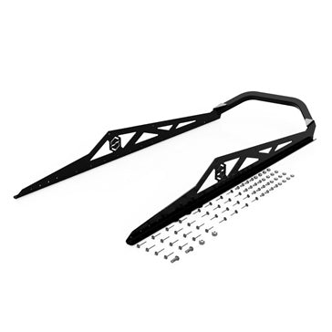 ITEK Bumper Powdercoat Series Rear - Aluminum - Fits Arctic cat