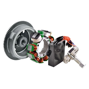 Kimpex HD Stator; Flywheel; Puller; AC/DC Ignition Conversion Kit 4.1 inch
