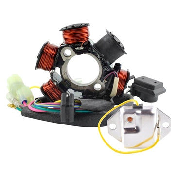 Kimpex HD Stator High Output Kit; AC Voltage Regulator Fits Honda