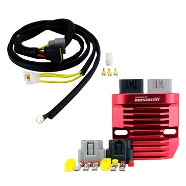 Kimpex HD Aluminum Regulator and SurePower ECM Bypass Harness Fits Polaris