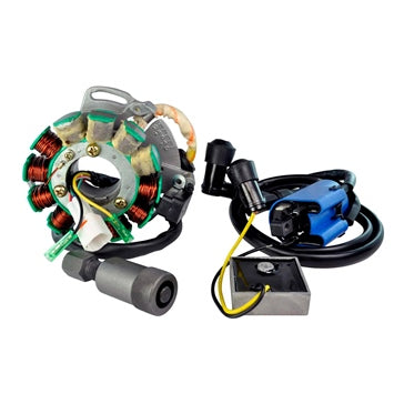 Kimpex HD Stator 200W  Regulator Rectifier  Ignition Coil and Flywheel Puller Kit Fits Yamaha - 345501
