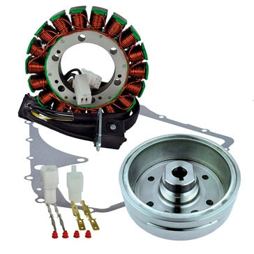 Kimpex HD Improved Flywheel  Stator and Crankcase Cover Gasket Kit Fits Arctic cat  Fits Suzuki - 345512