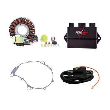 Kimpex HD Stator  CDI Box  Ignition Coil and Gasket Kit Fits Yamaha - 345516