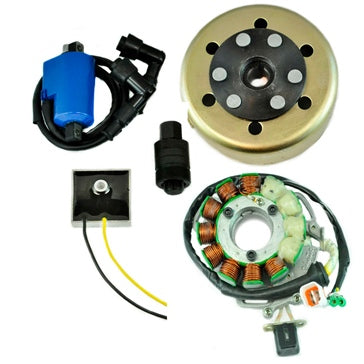 Kimpex HD Stator 200W  Regulator  Ignition Coil  Flywheel and Puller Kit Fits Yamaha - 345533