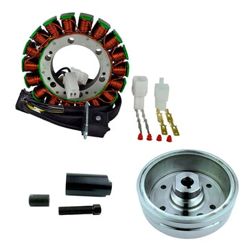 Kimpex HD Stator  Flywheel and Flywheel Puller Kit Fits Arctic cat  Fits Suzuki - 345535