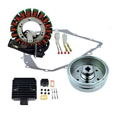 Kimpex HD Stator  Regulator  Improved Magneto Flywheel and Crankcase Cover Gasket Kit Fits Suzuki - 345545