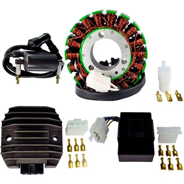 Kimpex HD Stator  CDI Box  Regulator and Ignition Coil Kit Fits Kawasaki - 345558