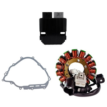 Kimpex HD Stator  Revolt Voltage Regulator and Crankcase Gasket Kit Fits Yamaha - 345574