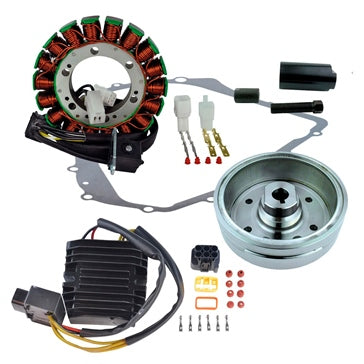 Kimpex HD Stator  Mosfet Regulator  Improved Magneto Flywheel  puller and Gasket Fits Suzuki - 345583