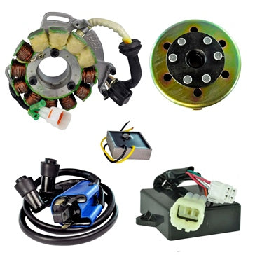 Kimpex HD Stator 200W  Regulator  CDI Box  Coil and Flywheel Fits Yamaha - 345589