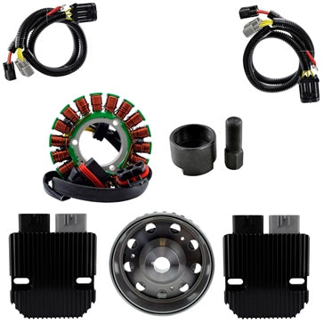 Kimpex HD SPLYT Stator  REVOLT Regulator  Flywheel and Puller Fits Polaris - 345612