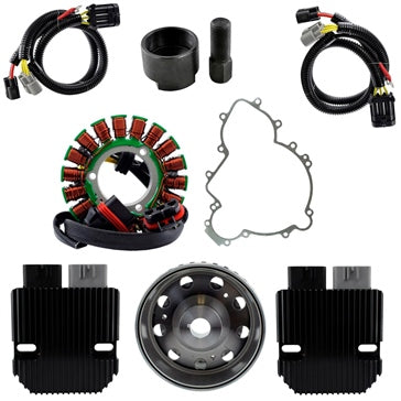 Kimpex HD SPLYT Stator  Revolt Regulator  Flywheel and Gasket Kit Fits Polaris - 345613