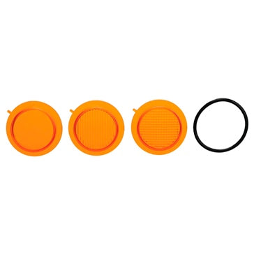 Amber lens kit 2 inch Mojave Tiger Lights with O-Ring