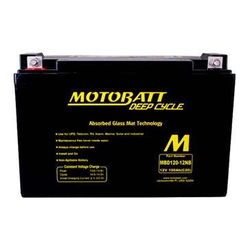 Motobatt Deep Cycle AGM Battery - Group 31 MBD120-12IT