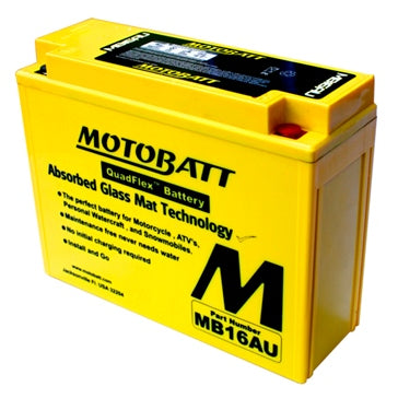 Motobatt Quadflex AGM Battery MB16AU