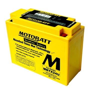 Motobatt Quadflex AGM Battery MBTX24U