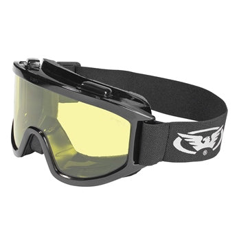 GOGGLE WIND-SHIELD YE W/POUCH