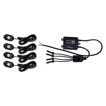 Quake LED Rock Light Kit RGB/White