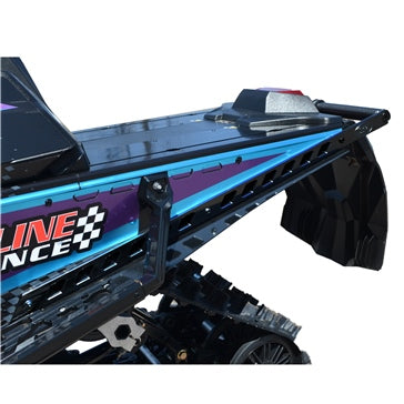 Straightline Carbon Fiber Bumper Rear - Carbon fiber - Fits Polaris