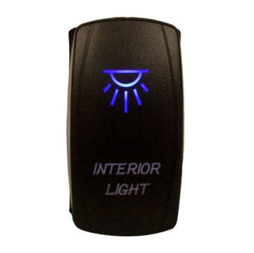 SWITCH ROCKER INT LIGHT ON/OFF BL