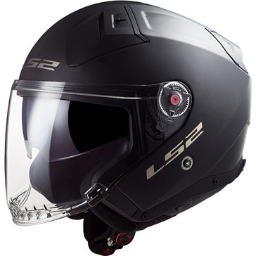 HELM INFINITY II SOLID MAT BK M LS2